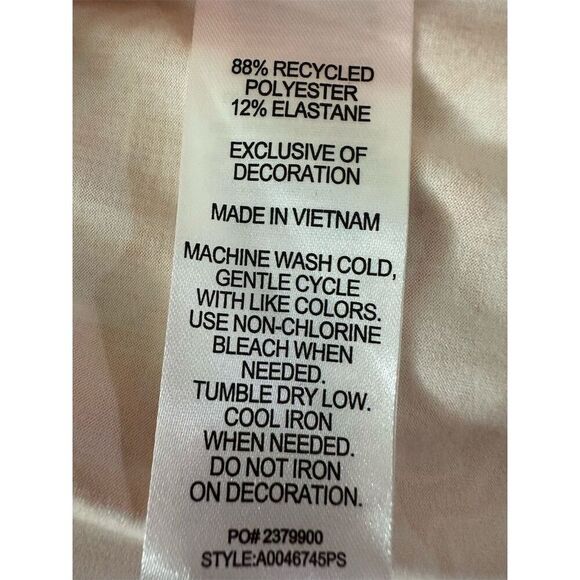 Hang Ten Women's XL Orange Floral Long Sleeve Top UPF 50+ Quick Dry - Picture 7 of 7